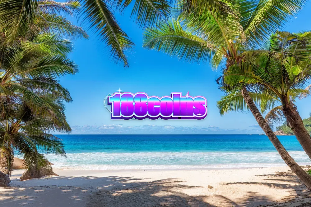 Isang makulay na digital art na nagpapakita ng mga slot machine at summer theme elements.